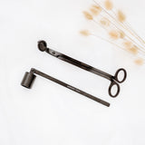 Wick trimmer and snuffer set - 2 piece